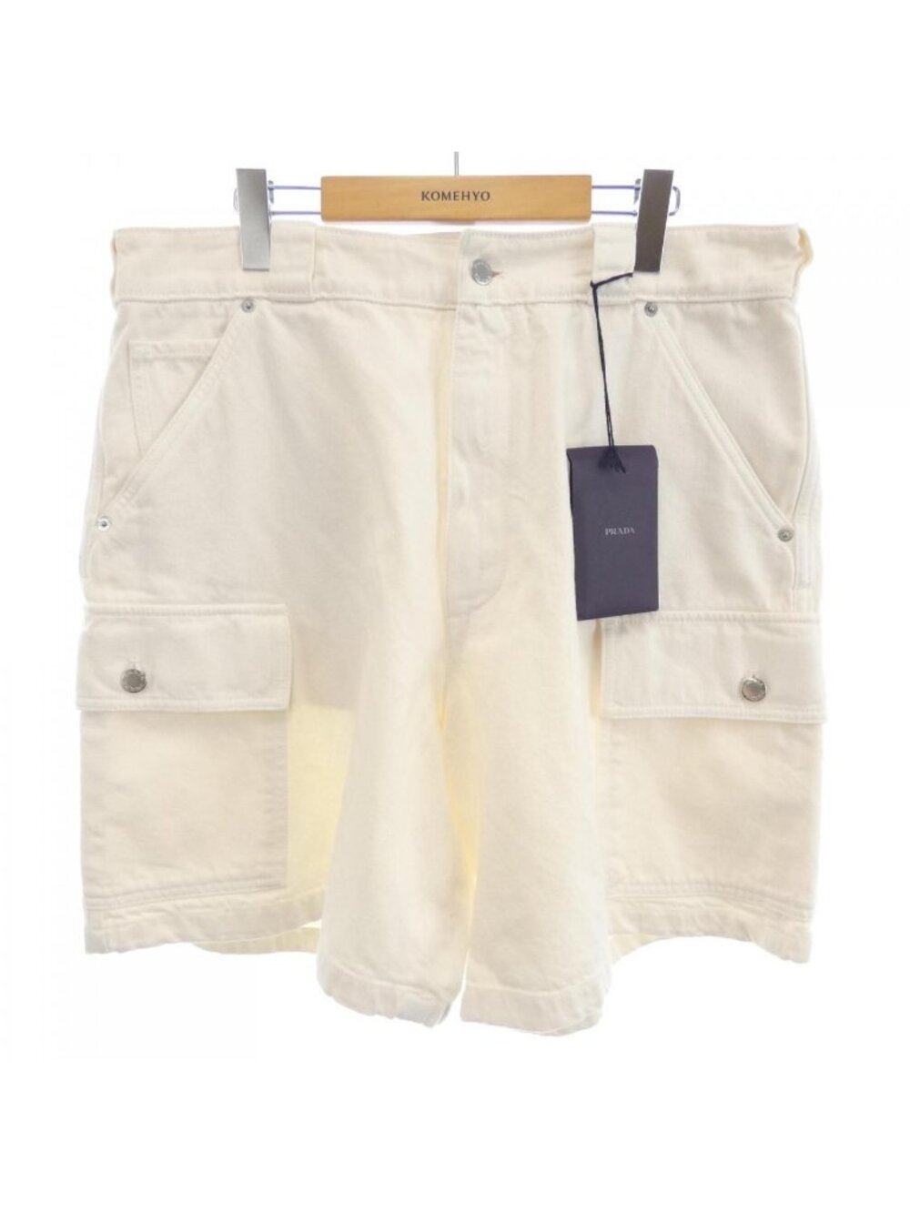 Prada Triangle Logo Shorts